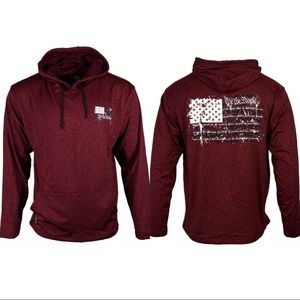 Howitzer Style Men's Hoodie PEOPLE Military Grunt USA Flag S M L XL 2XL 3XL
